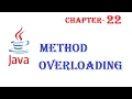 Method Overloading in Java - java tutorial