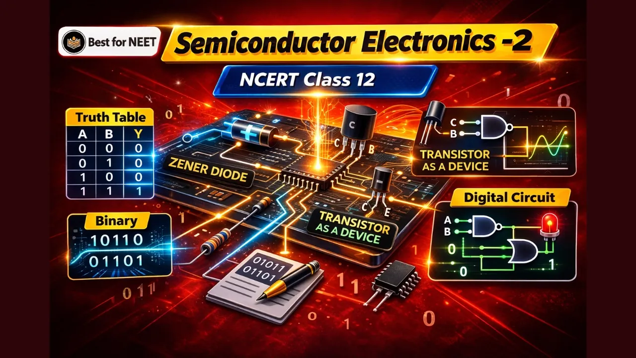 Semiconductor Electronics -2 | NCERT Class 12 | Physics | Best for NEET