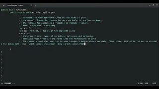 Java Tutorial 1 Print Statement Variables and an Introduction