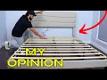 EnHomee Bed Frame with Charging Station Assembly
