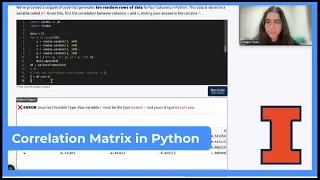 Mastery Platform Walkthrough Correlation Matrix in Python