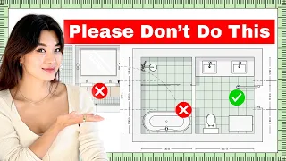 Architect s Advice Bathroom Layout Mistakes what to do instead