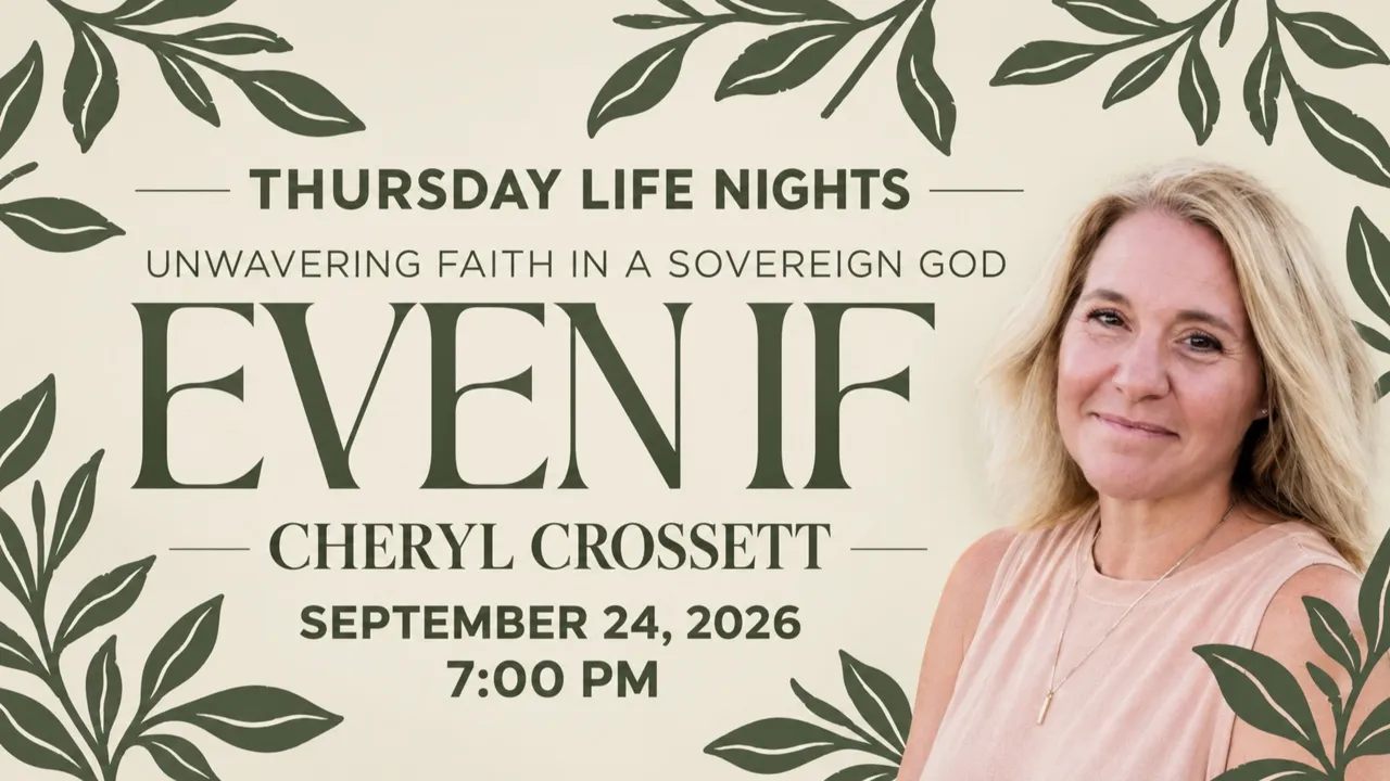 Even If // Cheryl Crossett // September 24, 2026 // 7:00 PM