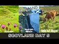 ISLE OF SKYE Fairy Glen Neist Point Lighthouse Kilt Falls 4K drone SCOTLAND DAY 5