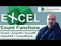 Excel Count CountA CountBlank CountIF CountIFS explained IGCSE ICT 0417