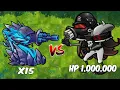 Download Lagu PvZ Fusion Challenge - 15 Ultimate Fusion Plants Vs Gatling Black Football Zombie 1 Million HP
