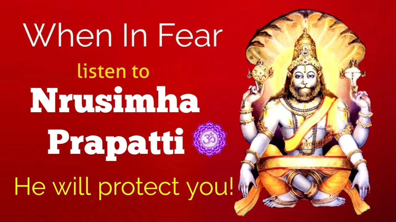 Sri Nrusimha Prapatti | Lord Narasimha's most powerful mantra | 21 Times | Maha Mantra