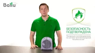 Видео Тепловентилятор Ballu BFH/S-04 серый 1000/2000Вт
