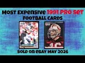 1991 Pro Set Most Expensive eBay Sales Football Cards Mary 2026