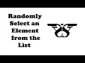 203 How to Select a Random Element from the List with Code Python Random and Secrets Module
