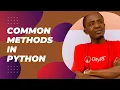 python methods