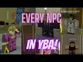 YBA All NPCs Part 1