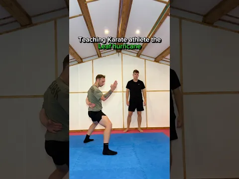 Teaching Karate athlete the Rock Lee Leaf Hurricane