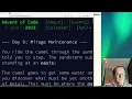 AoC 2023 Day 9 Mirage Maintenance Haskell