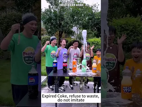 Whose Drink Fountain Sprays The Highest? #Funnyfamily #Partygames#FunnyFamily#PartyGames