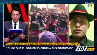 Tupak Katari advierte con tomar acciones mientras analiza la ampliación del estado de excepción