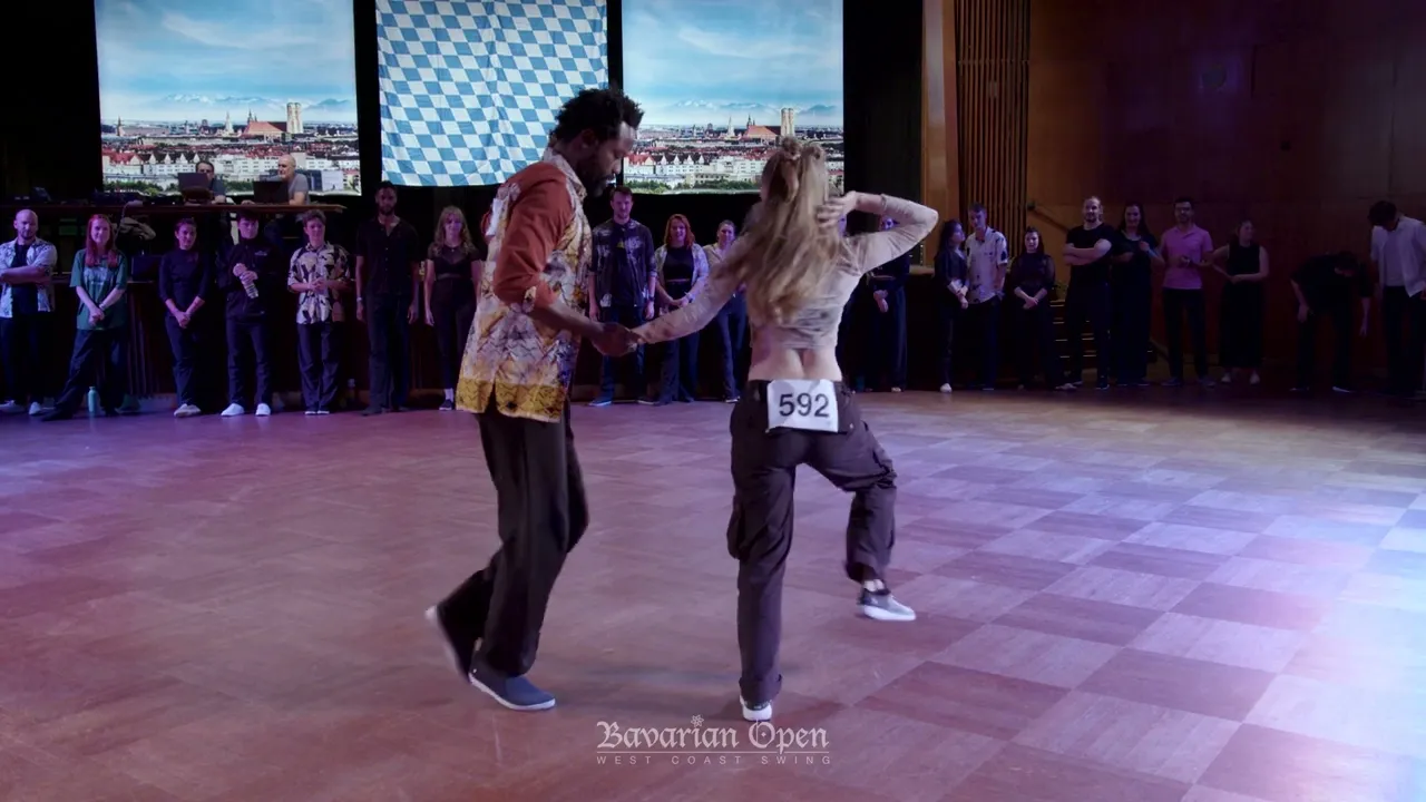 Jerome Tangha & Rahel Greiner - 3rd place Advanced Jack&Jill Finals - Bavarian Open 2024