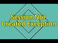 FIX FOR org openqa selenium SessionNotCreatedException session not created exception