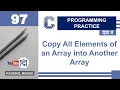 C Program to Copy All Elements of an Array into Another Array in Hindi Kaushal Madhu