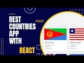 Rest Countries Building a Single Page Responsive App with React Vite and Tailwind CSS Tutorial