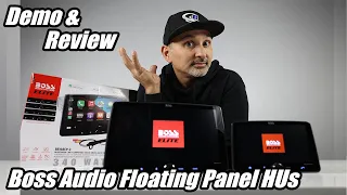 Review and Demo of Boss BE7ACP BE8ACP BE9ACP-C and BE10ACP-C car stereo headunits