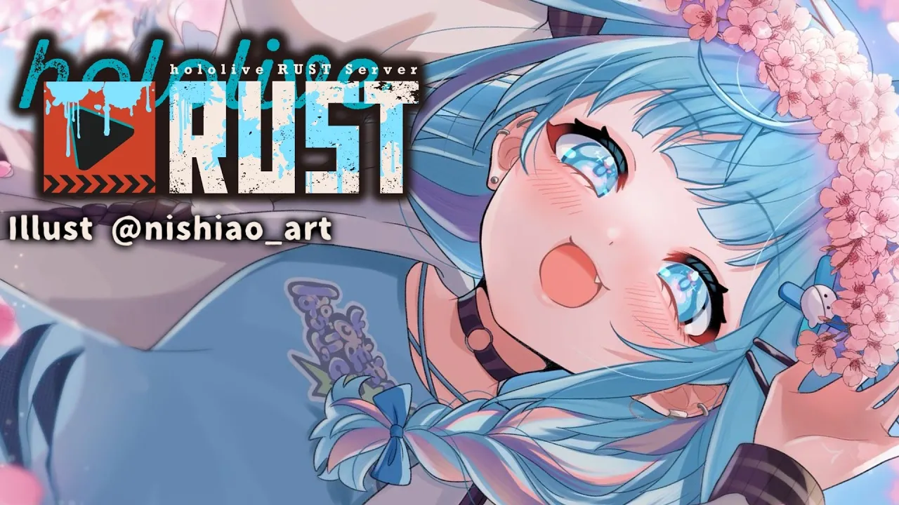 【#holoRUST】強くなりたい初心者RUST#3【水宮枢／FLOW GLOW】#hololiveDEV_IS
