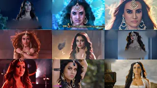 ظهور الممثلات في شكل افاعي في مسلسل حب وانتقام الافعى جميع الجزاء 