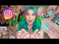 Getting my NAILS done off Instagram OO