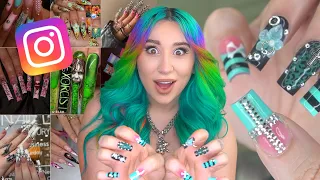 Getting my NAILS done off Instagram!?!? :OO
