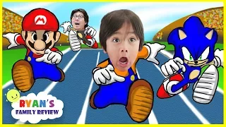 Download Mario and Sonic Rio Olympic! Epic Boxing Match! Let's play with Ryan's Family Review MP3