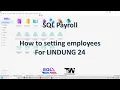 SQL Payroll - Setting LINDUNG 24