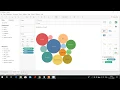 Bubble Chart using Tableau Tableau Visualization Bubble Chart