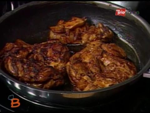 Muslos en salsa Honey Mustard