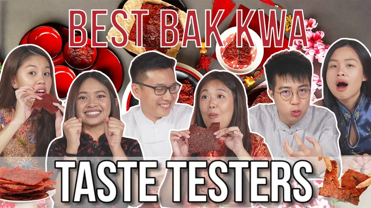 Best Bak Kwa for Chinese New Year   Taste Testers   EP 91