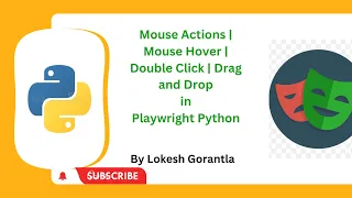 Python Playwright Beginner 2023 Part 28 Mouse Actions Mouse Hover Double Click Drag And Drop