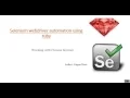 5 How to run selenium webdriver ruby script in chrome browser