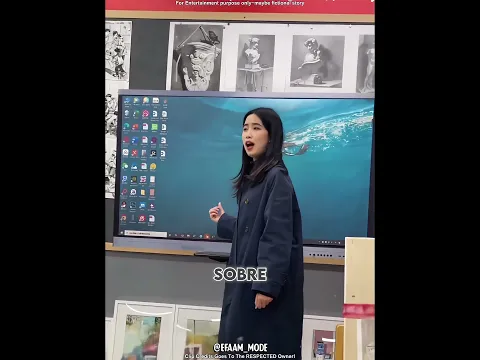 La maestra estaba muy enojada!