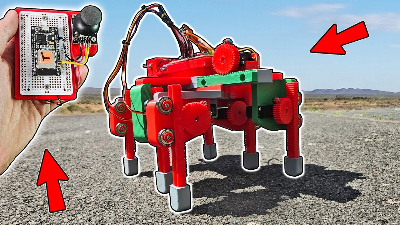 Anti-Inverse-Kinematics Hexapod