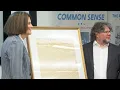 Restored copy of the Declaration of Independence on display at Kennesaw State University