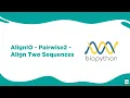 Bioinformatics Alignio Pairwise2 Align Two Sequences BioPython BioCode Ltd