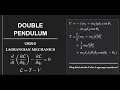 Examination of the double pendulum Manim