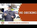 Re-Decking Kansas City Decks with Cedar Decking or Composite Decking Heartland Custom Decks