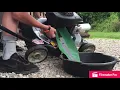 Changing the oil on my free bolens push mower