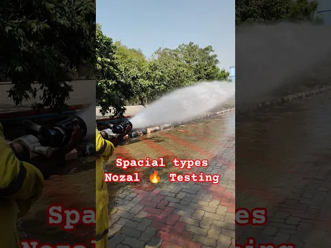 Fire 🔥 Testing Training program 💦 Safety equipment testing ⚡ Fire safety 🛟#experiment testing #instr