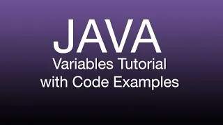 Java Variables Local Instance and Static Variables in Java Programming