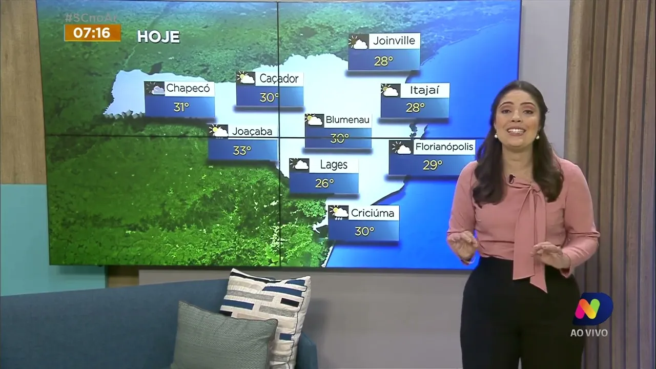 Confira a previsão do tempo para esta terça-feira em SC