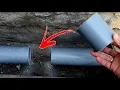 Tips for handling broken and damaged underground water pipes at the narrow position