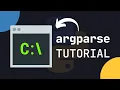 Argparse Tutorial - Python 2023 Creating Your First CLI
