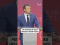 Pete Hegseth did his best Trump impersonation at Turning Point USA event