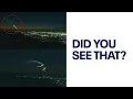 California rocket launch seen over Arizona evening sky